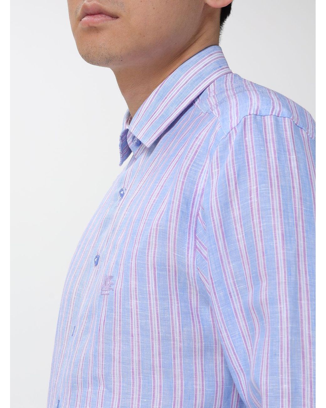 Camicia di Etro in Blue da Uomo