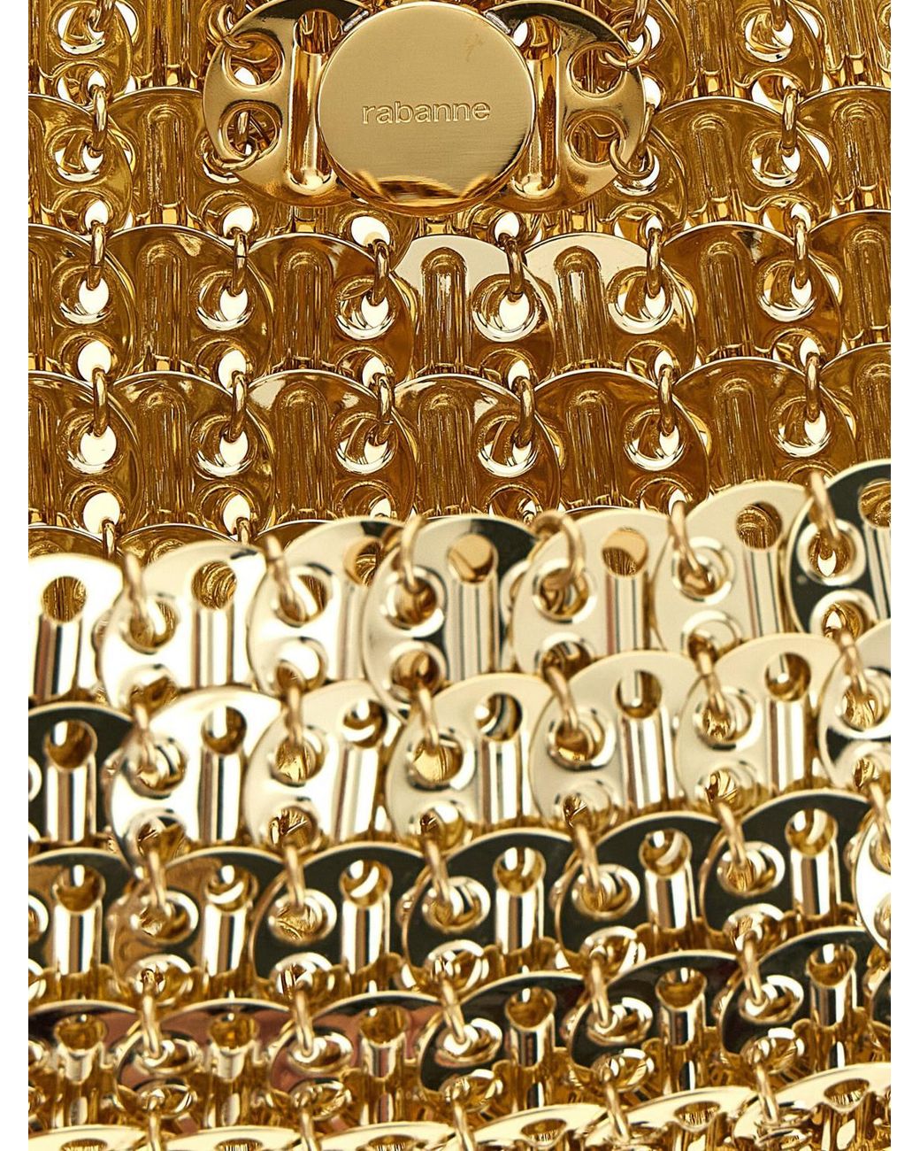 Rabanne Metallic 1969 Brass Mesh Bag