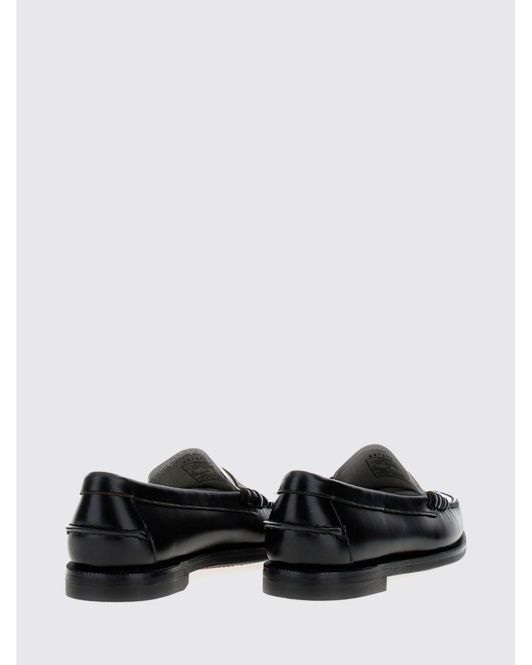 Sebago White Leather Loafers Classic Dan