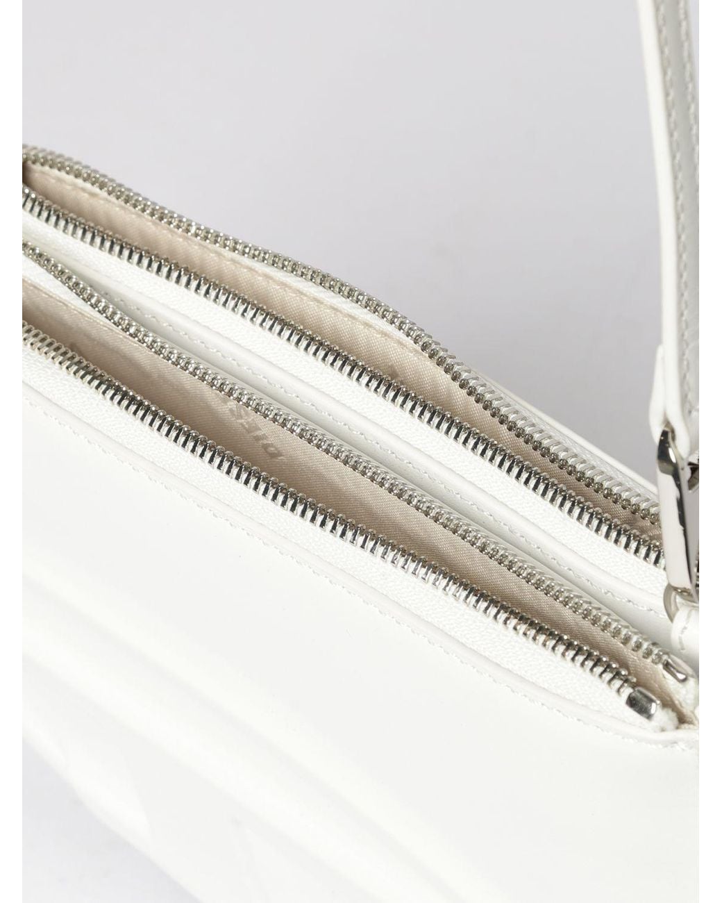 DIESEL White 1Dr Twin Oval D Shoulder Bag