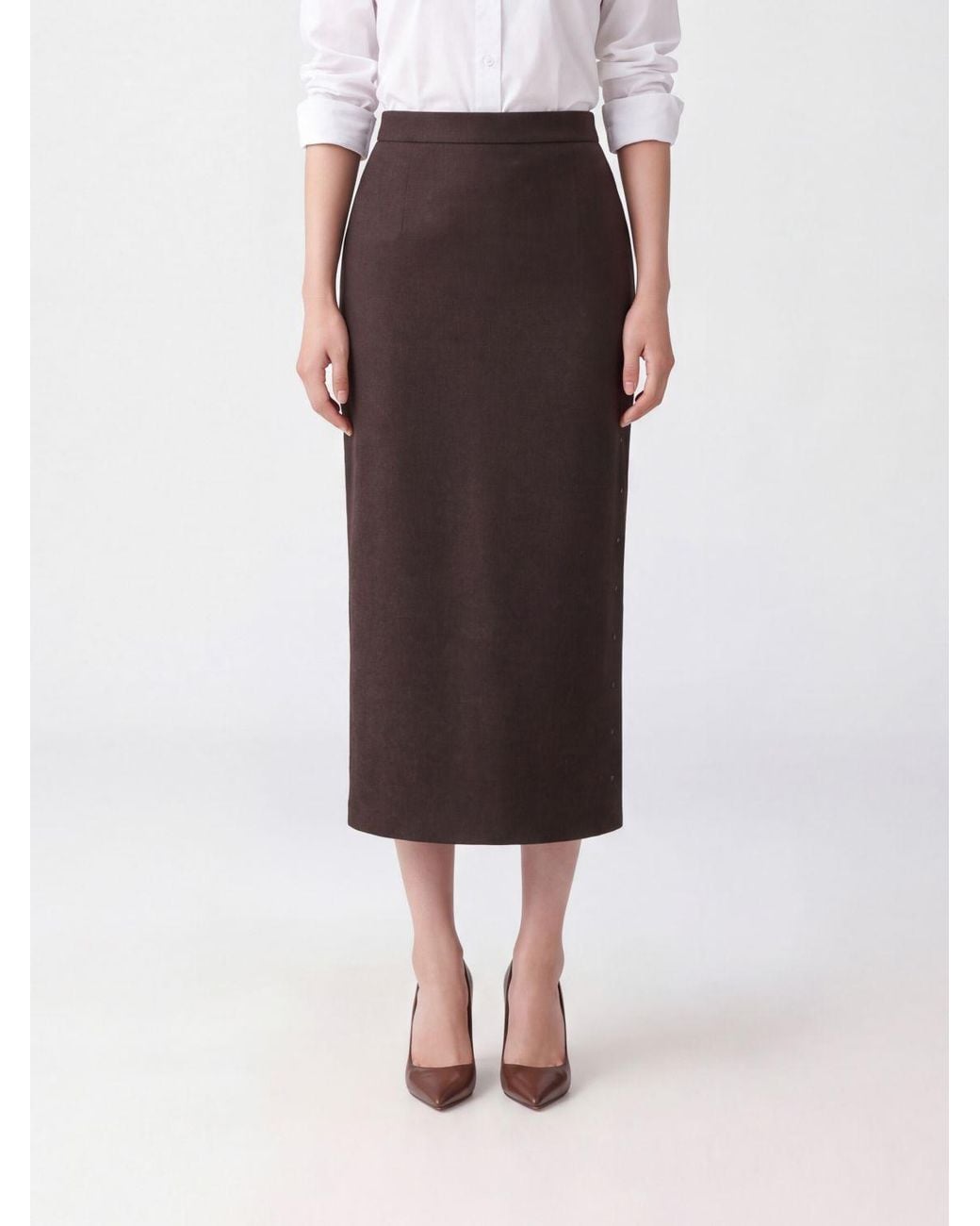 Max Mara Green Skirt