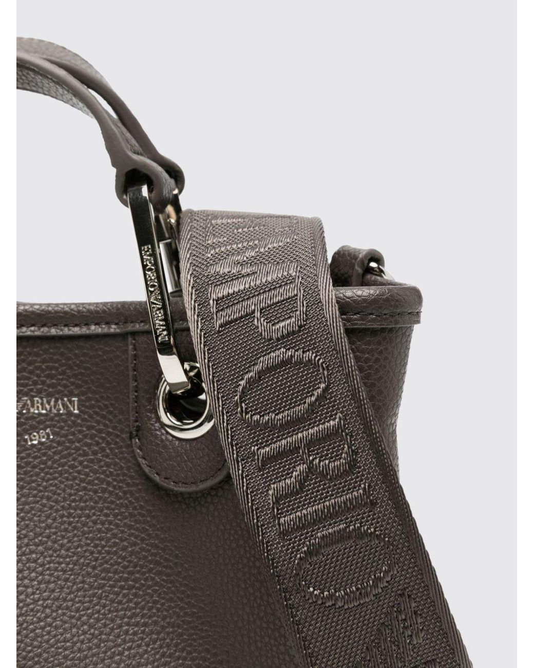 Emporio Armani Gray Mini Tote