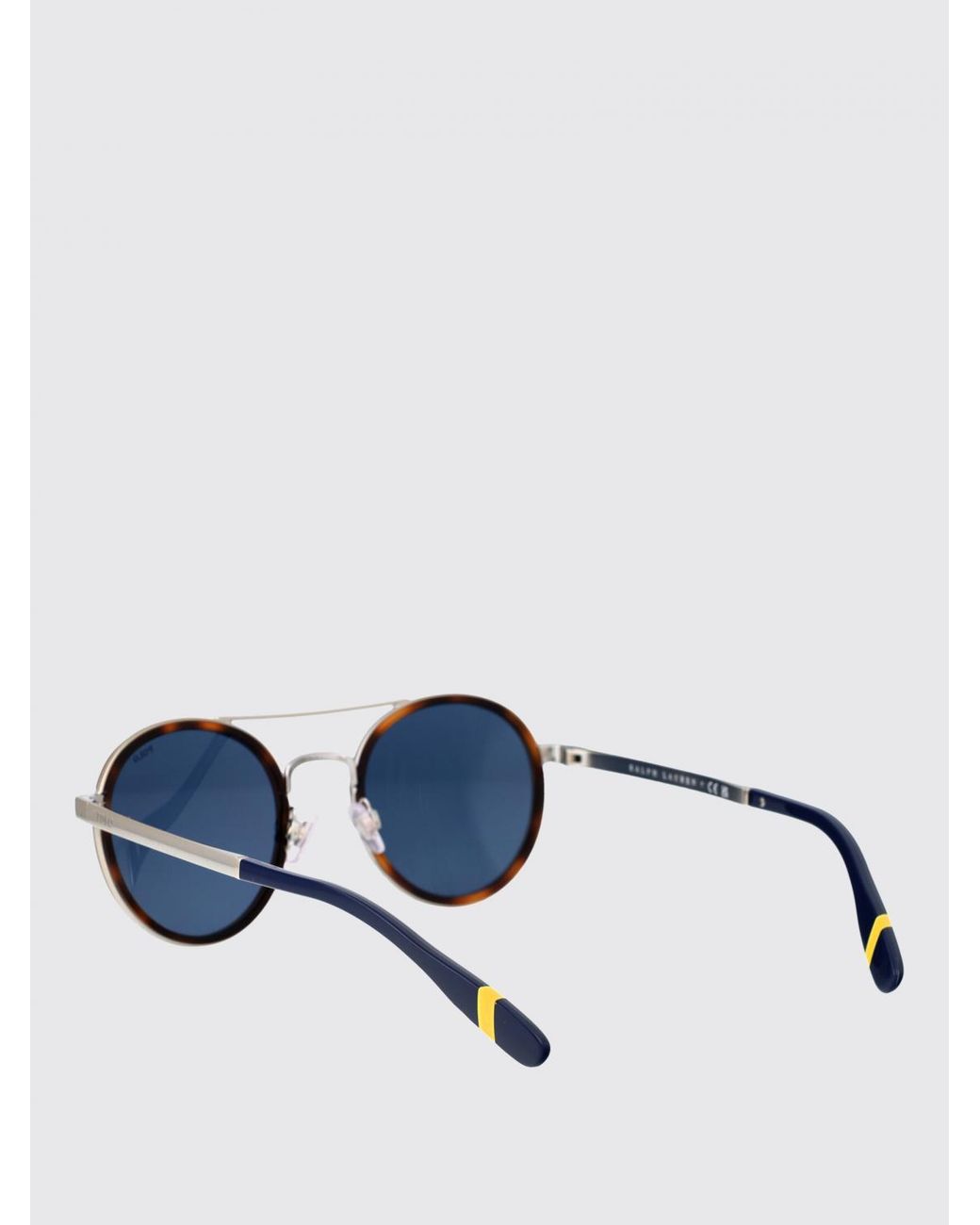 Polo Ralph Lauren Blue Metal Sunglasses for men