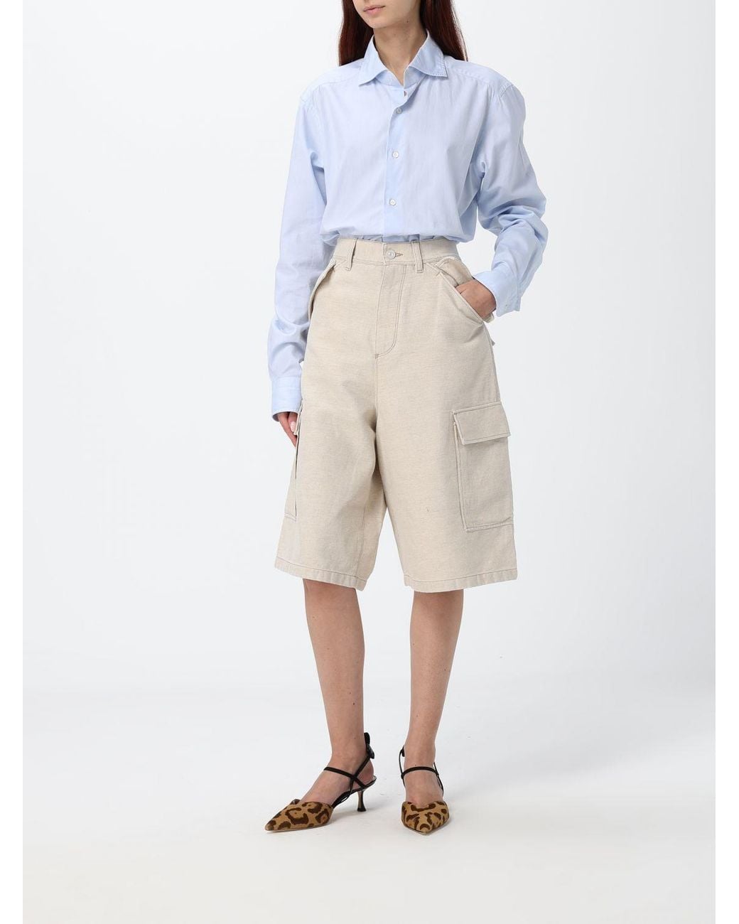 Fendi Natural Shorts