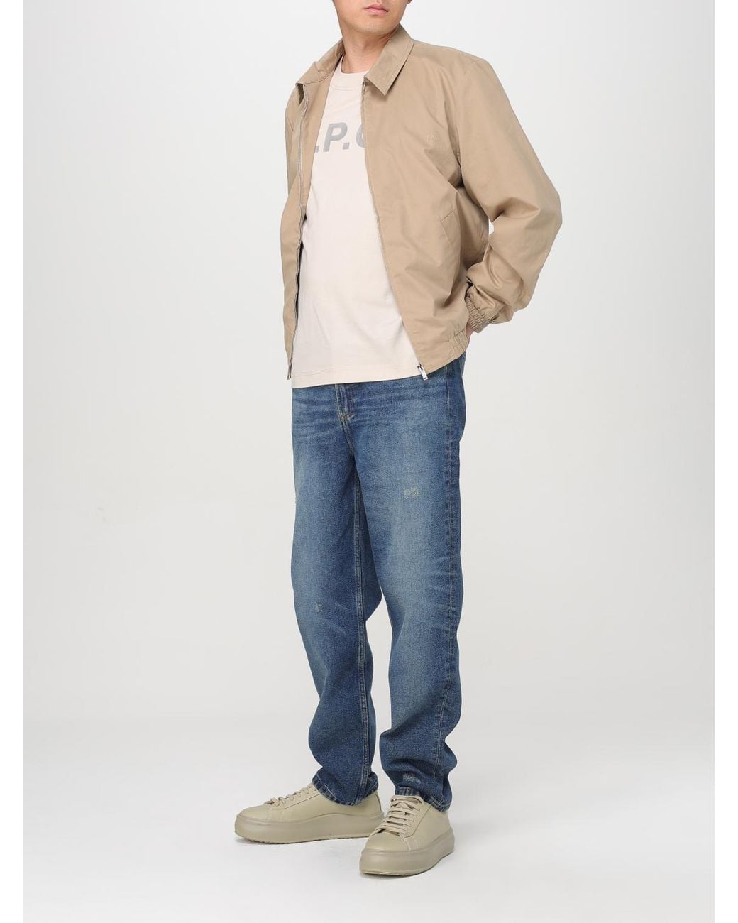 A.P.C. Blue Jacket for men