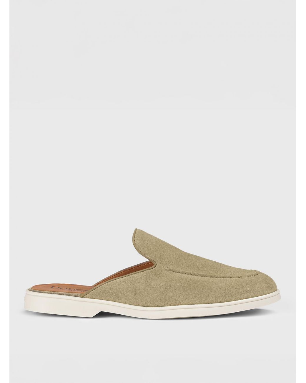 Doucal's Sabot Aus Wildleder in White für Herren