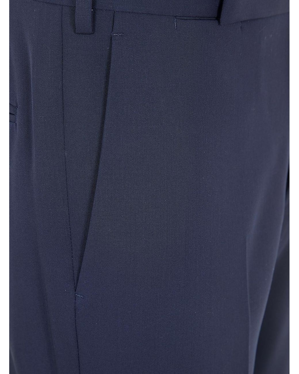 Lardini Blue Tailored Trousers for men
