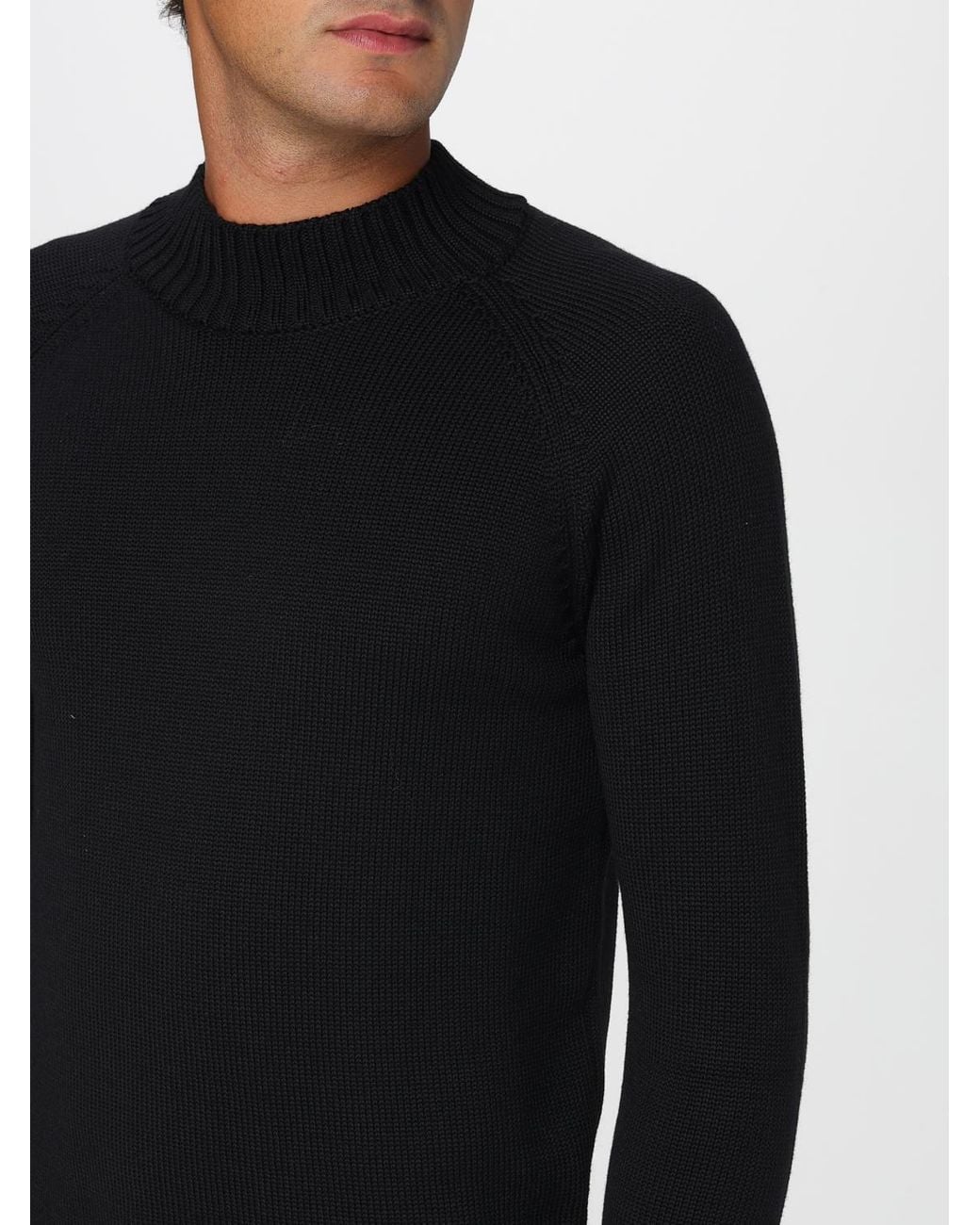 Zanone Blue Sweatshirt for men