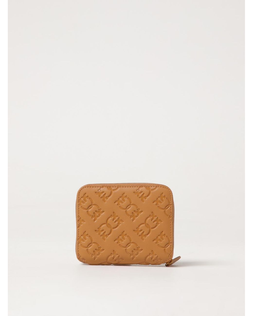 Pinko Natural Embossed Zip Around Wallet