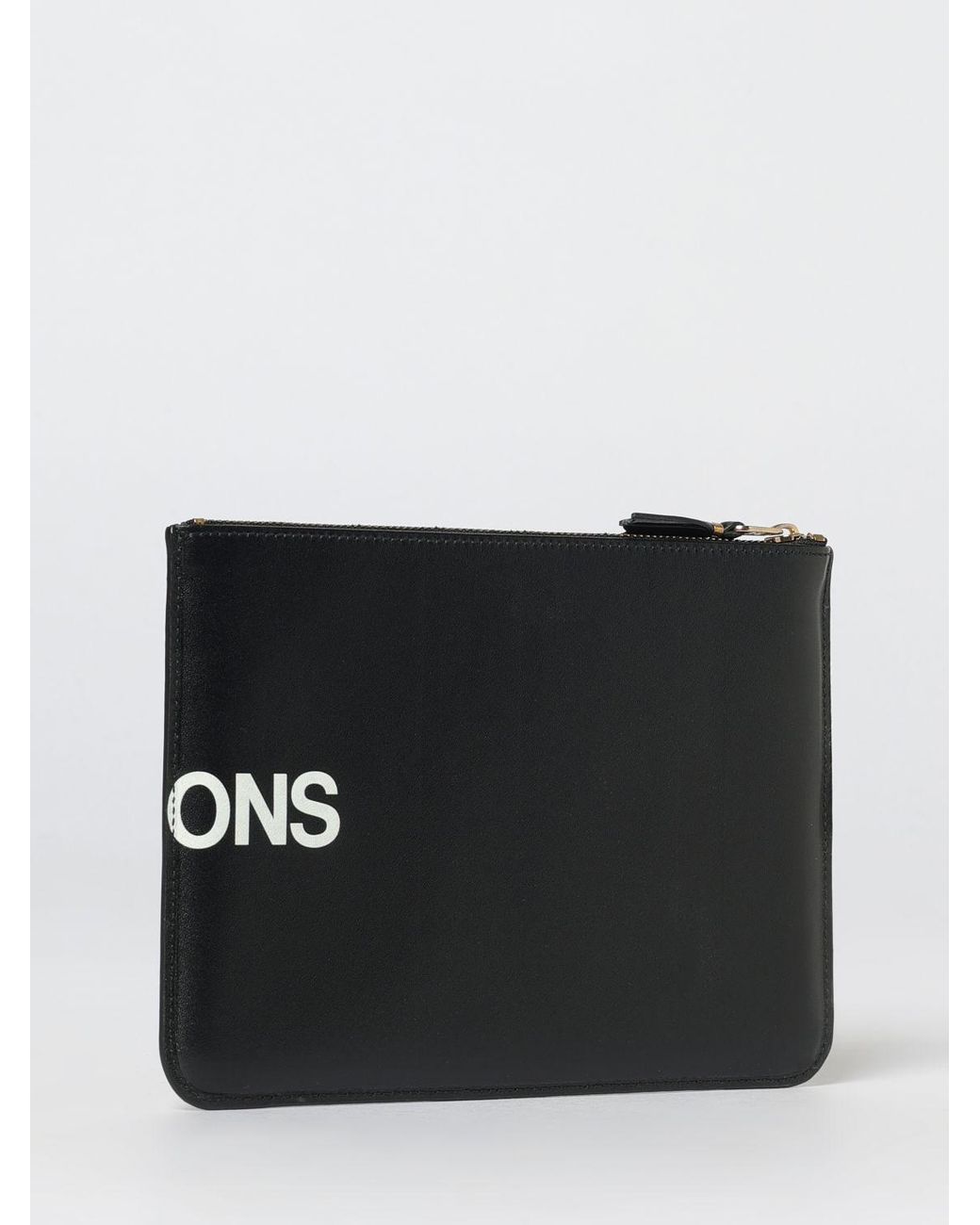 Comme des Garçons Black Leather Document Holder for men