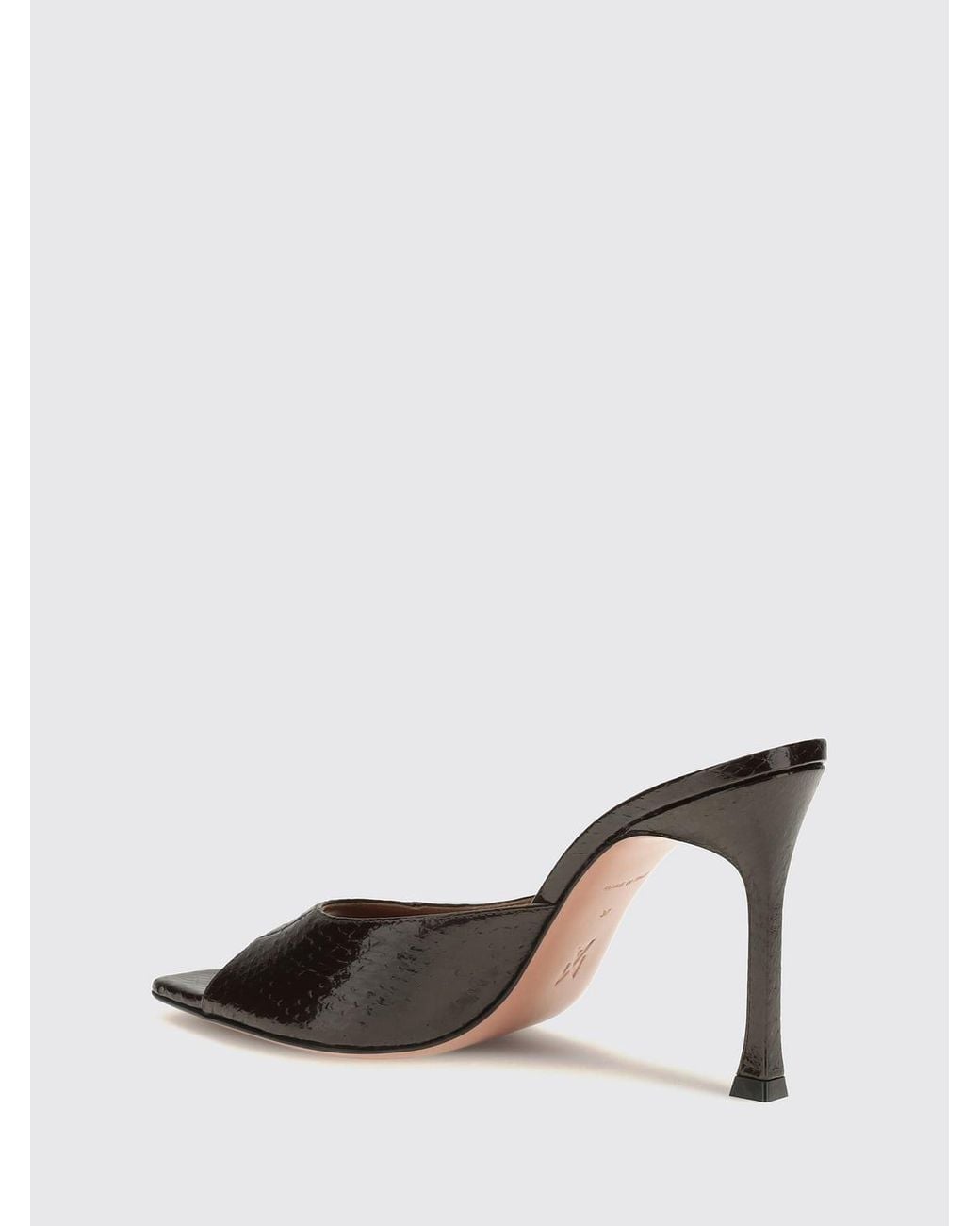 AMINA MUADDI Brown Heeled Sandal