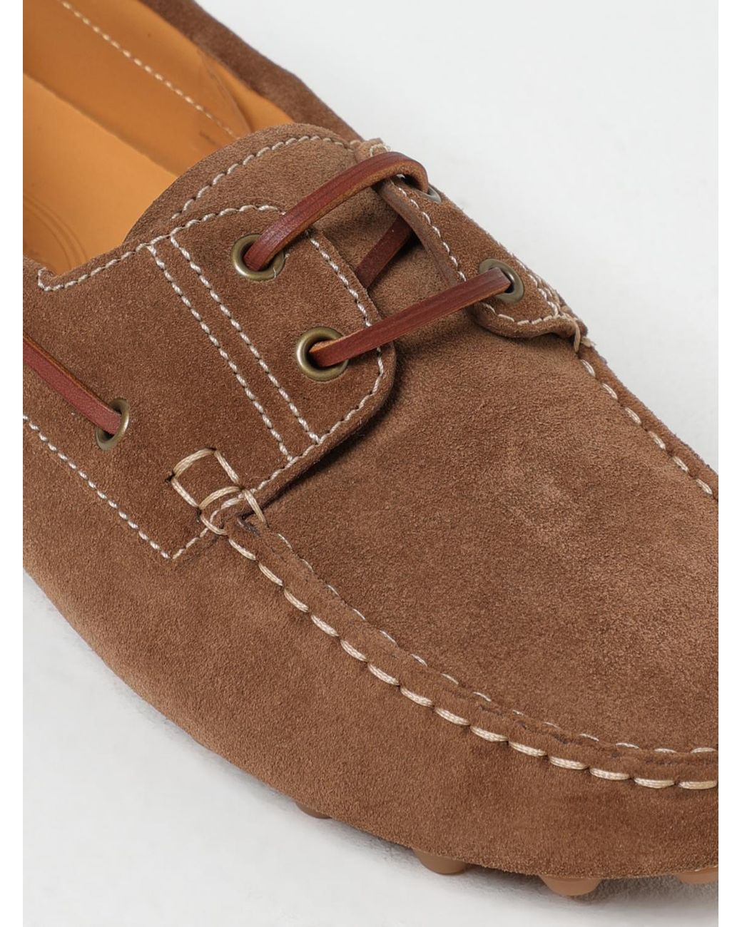 Tod's Gommino Mokassin Aus Wildleder in Brown für Herren