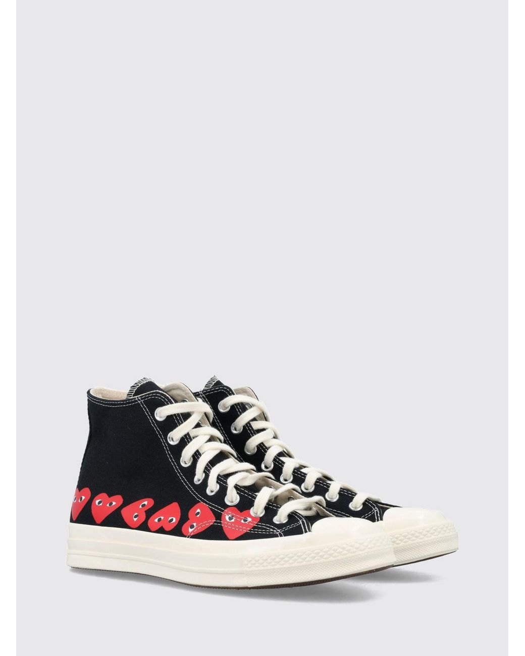 COMME DES GARÇONS PLAY White Chuck 70 High-Top Cotton Canvas Sneakers for men