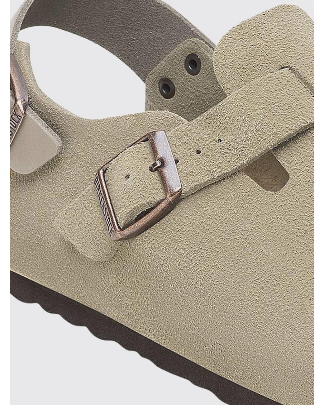 Birkenstock White Tokio Suede Clogs for men