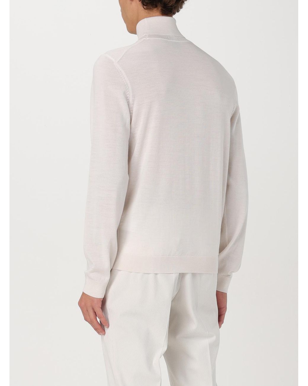 Boss White Jumper for men