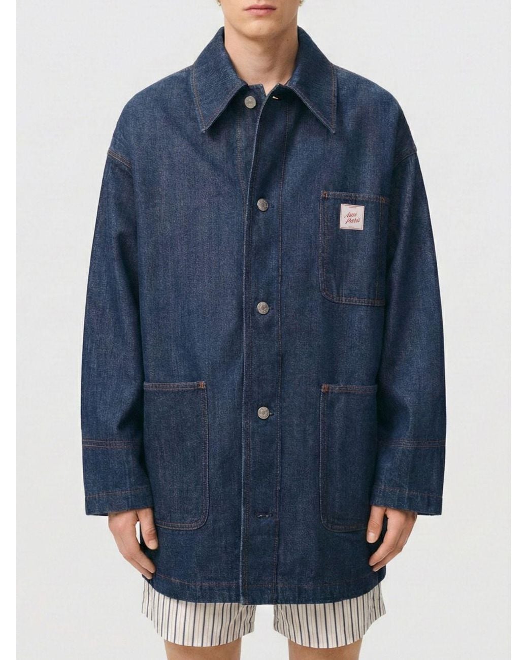AMI Blue Jacket for men