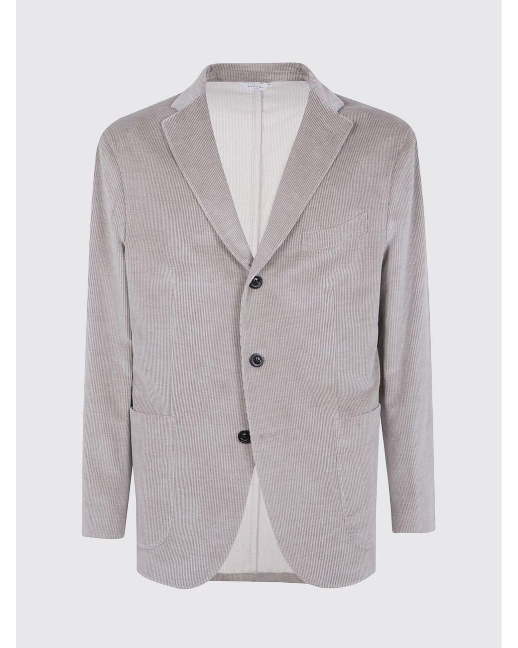 Boglioli Gray Jacket for men