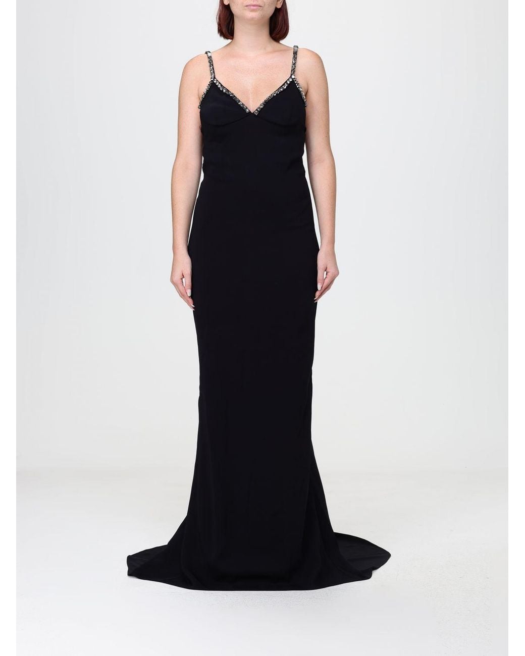 Stella McCartney Black Long Evening Gown