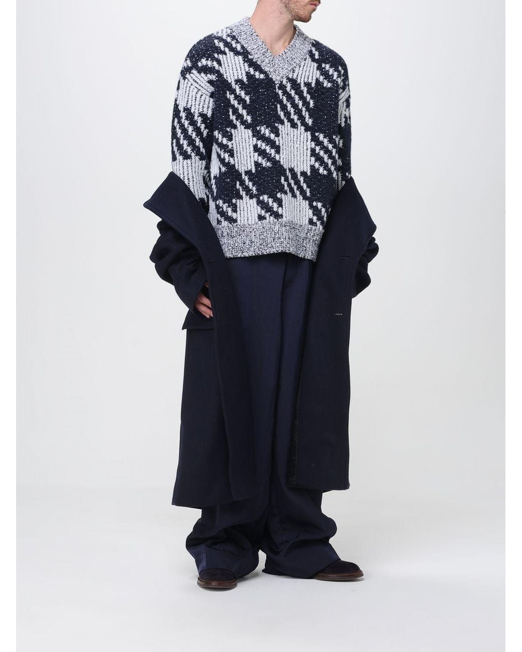 Dries Van Noten Blue Trousers for men