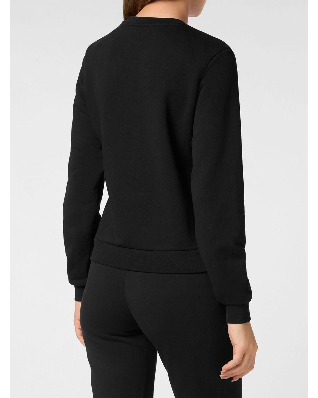 Philipp Plein Black Crewneck Jumper
