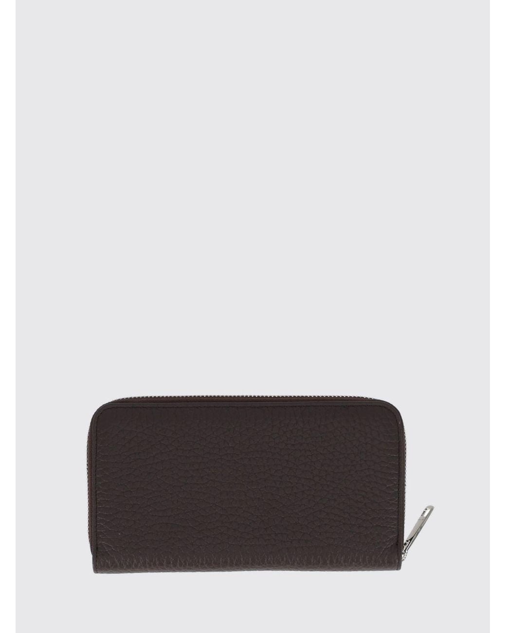 Orciani Gray Large Continental Wallet