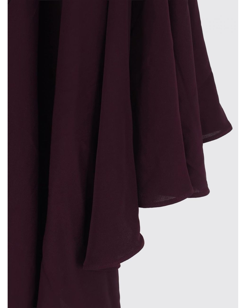 Alaïa Purple Asymmetric Jersey Dress