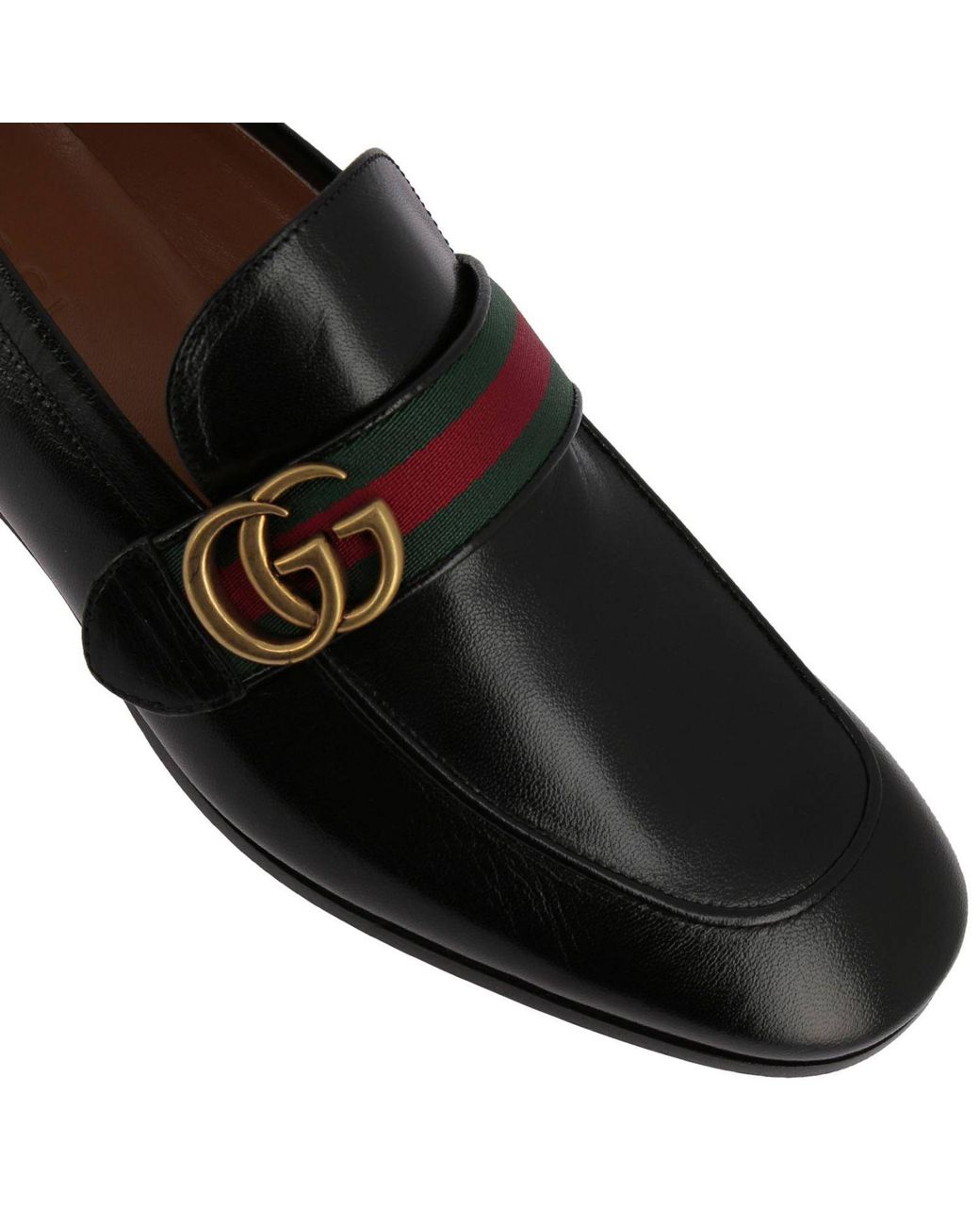 Gucci Loafers Shoes Men in Black for