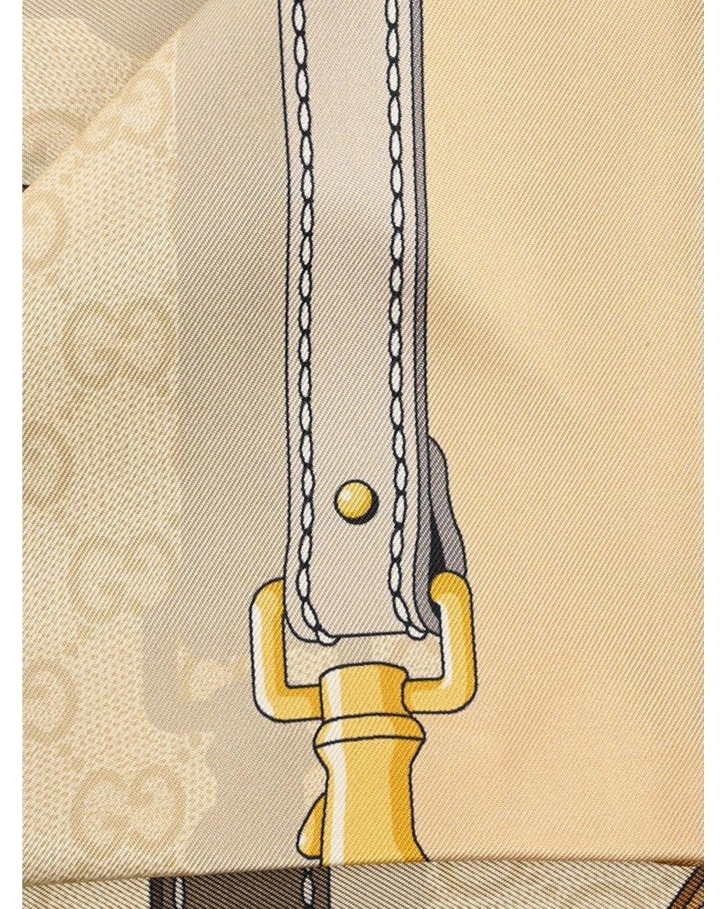 Foulard Quadrato di Gucci in Natural