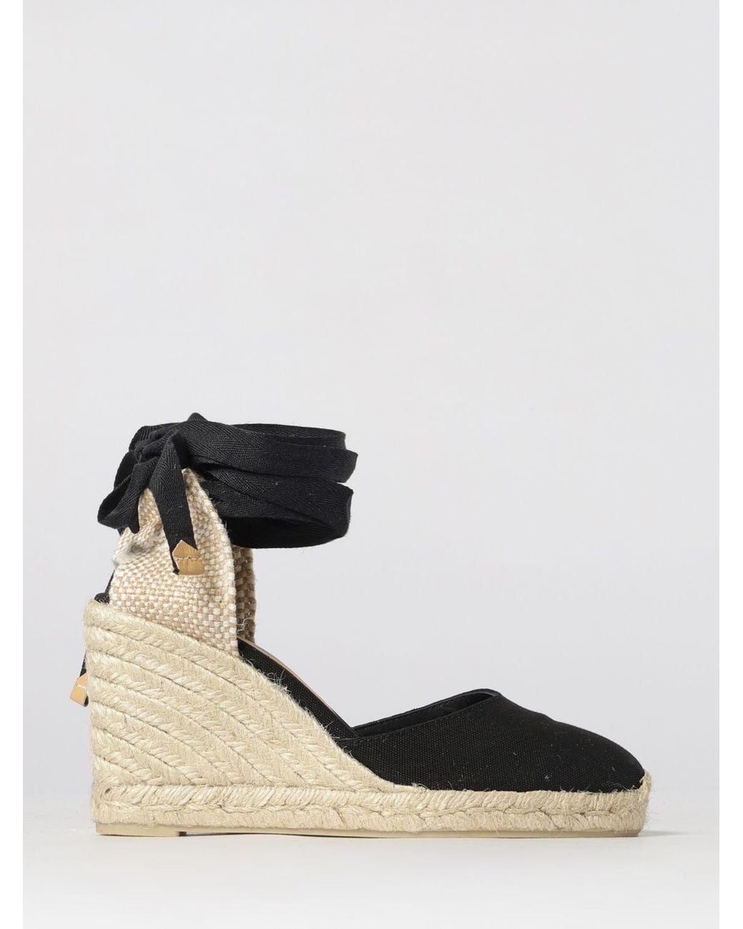 Castaner Black Carina Espadrilles Aus Baumwoll-Canvas