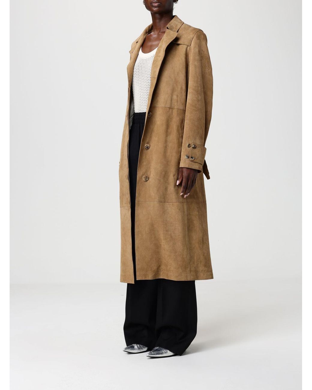 Golden Goose Deluxe Brand Natural Mantel Damen