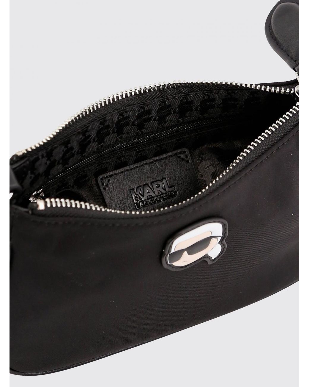 Karl Lagerfeld White Shoulder Bag