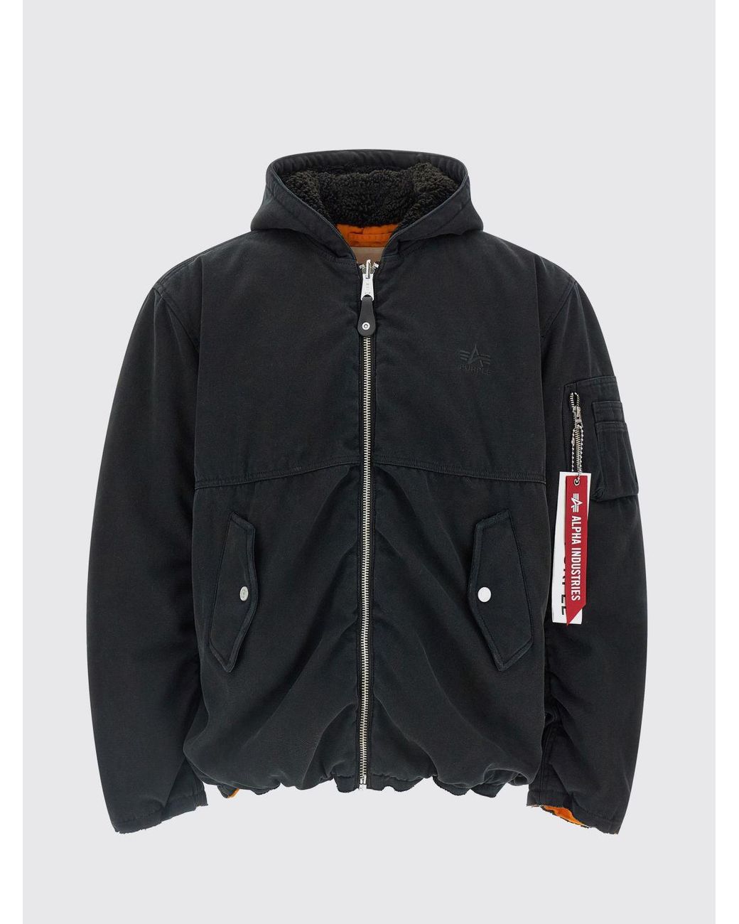 Purple Black Jacket for men