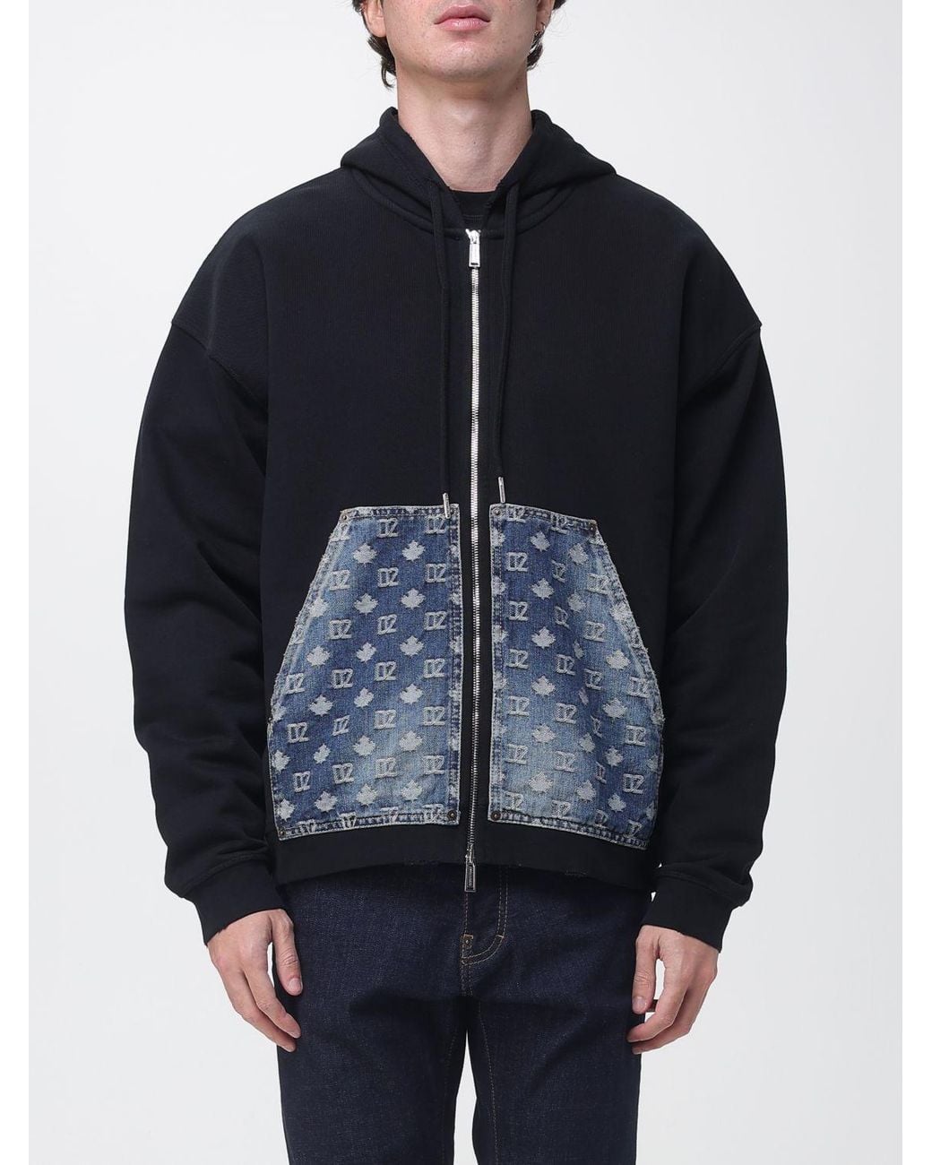 DSquared² Blue Sweatshirt for men