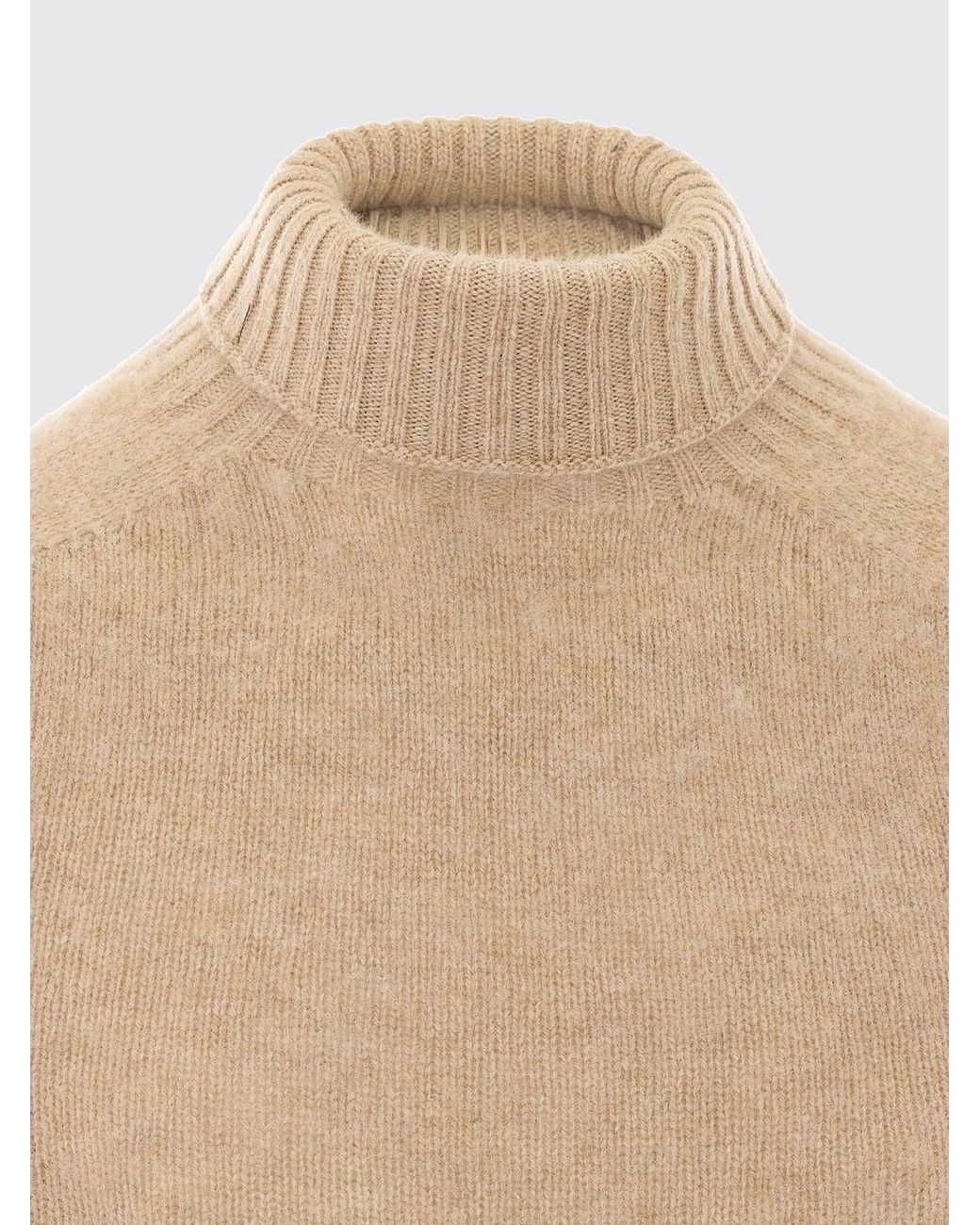 Howlin' By Morrison Rollkragenpullover Aus Reiner Wolle Im Color-Block-Design in Natural für Herren