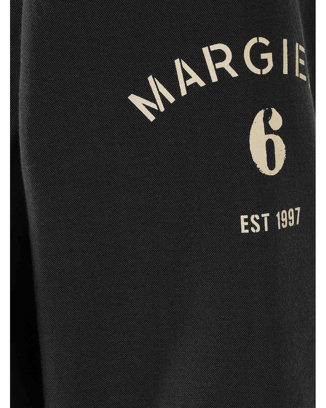 MM6 by Maison Margiela Blue Single-Breasted Cotton And Wool Blazer With Patch Pockets