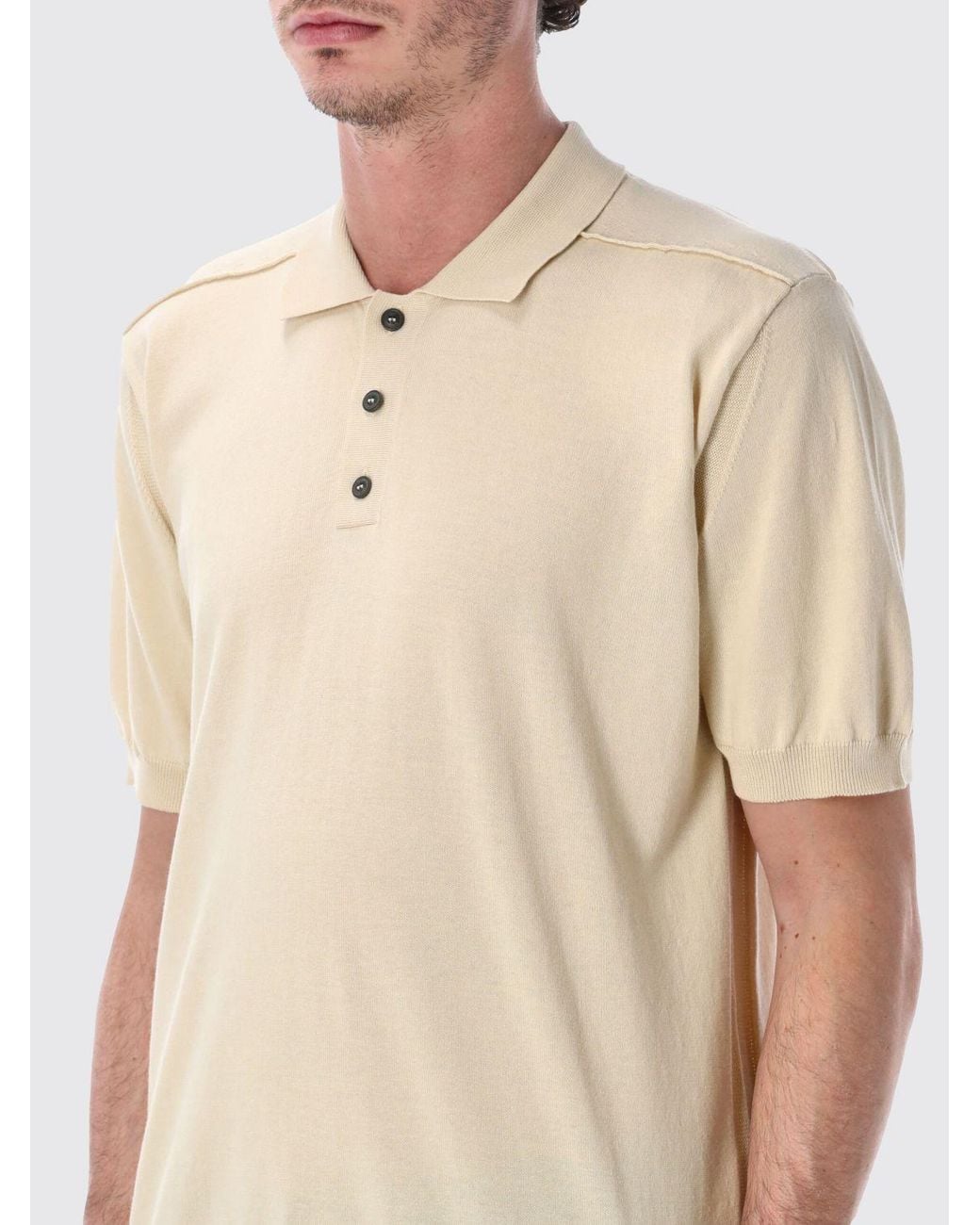 C P Company Natural Cotton Polo Shirt for men