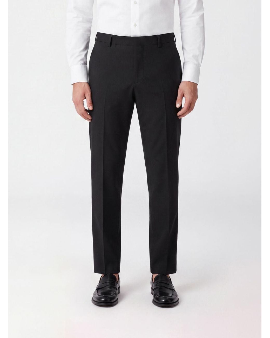 Jil Sander Black Slim Fit Tailored Trousers for men