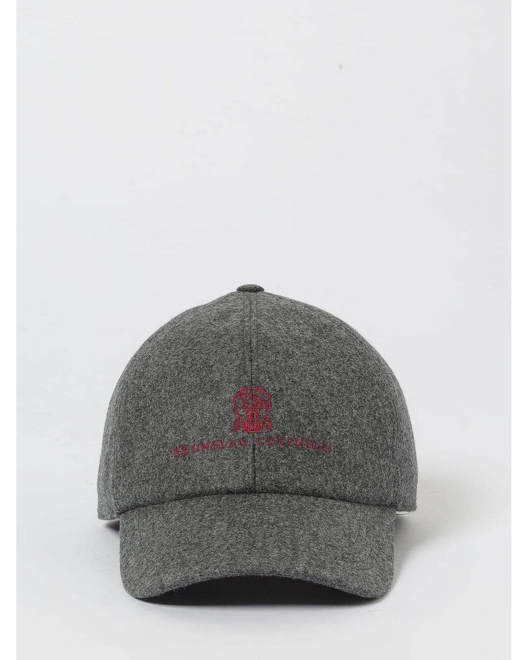Brunello Cucinelli Gray Hat for men