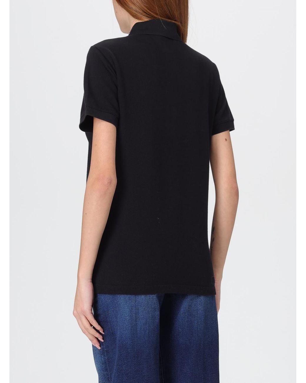 Maison Kitsuné Black Maison KitsunÉ Cotton Polo Shirt