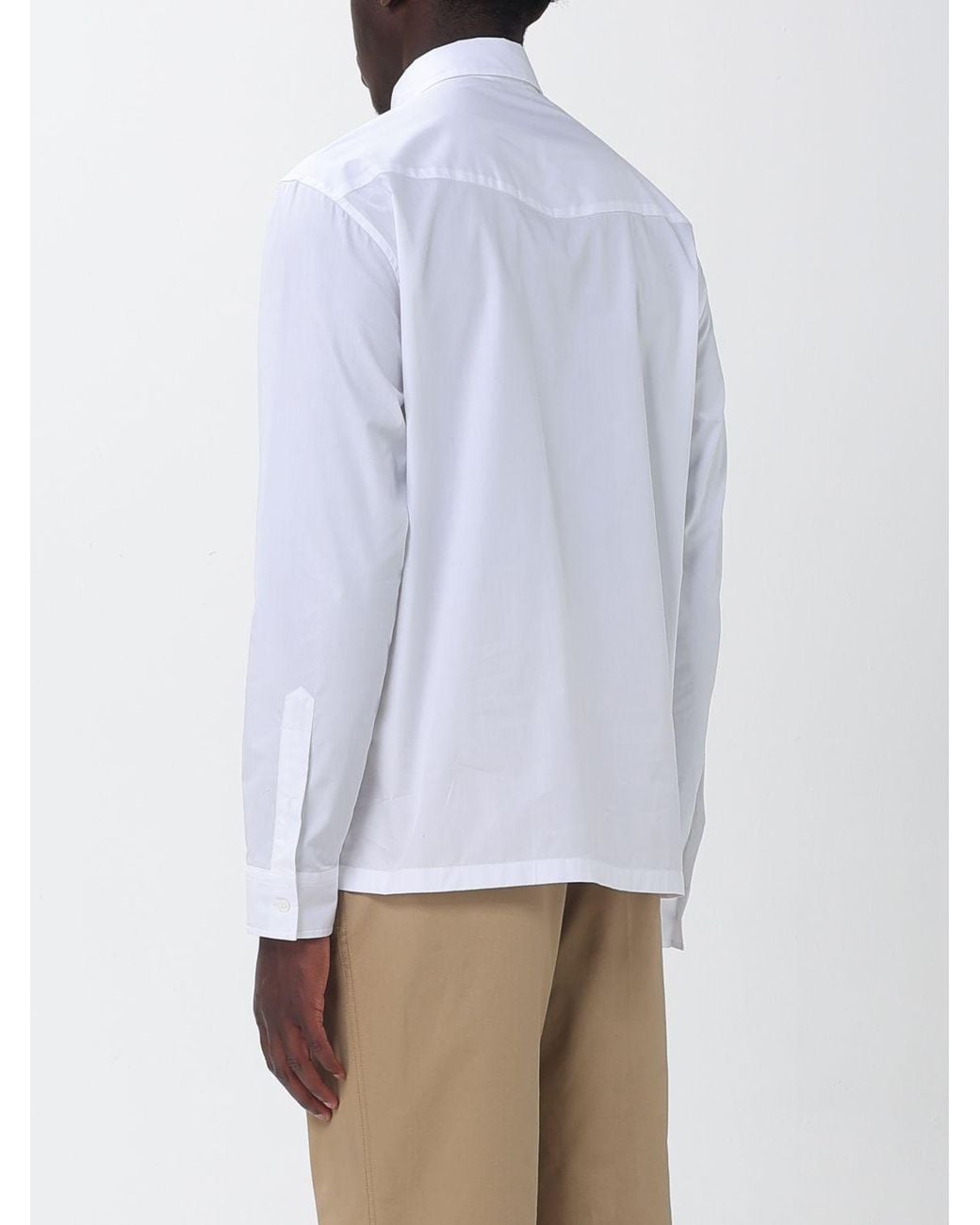 Camicia Basic di Paolo Pecora in White da Uomo
