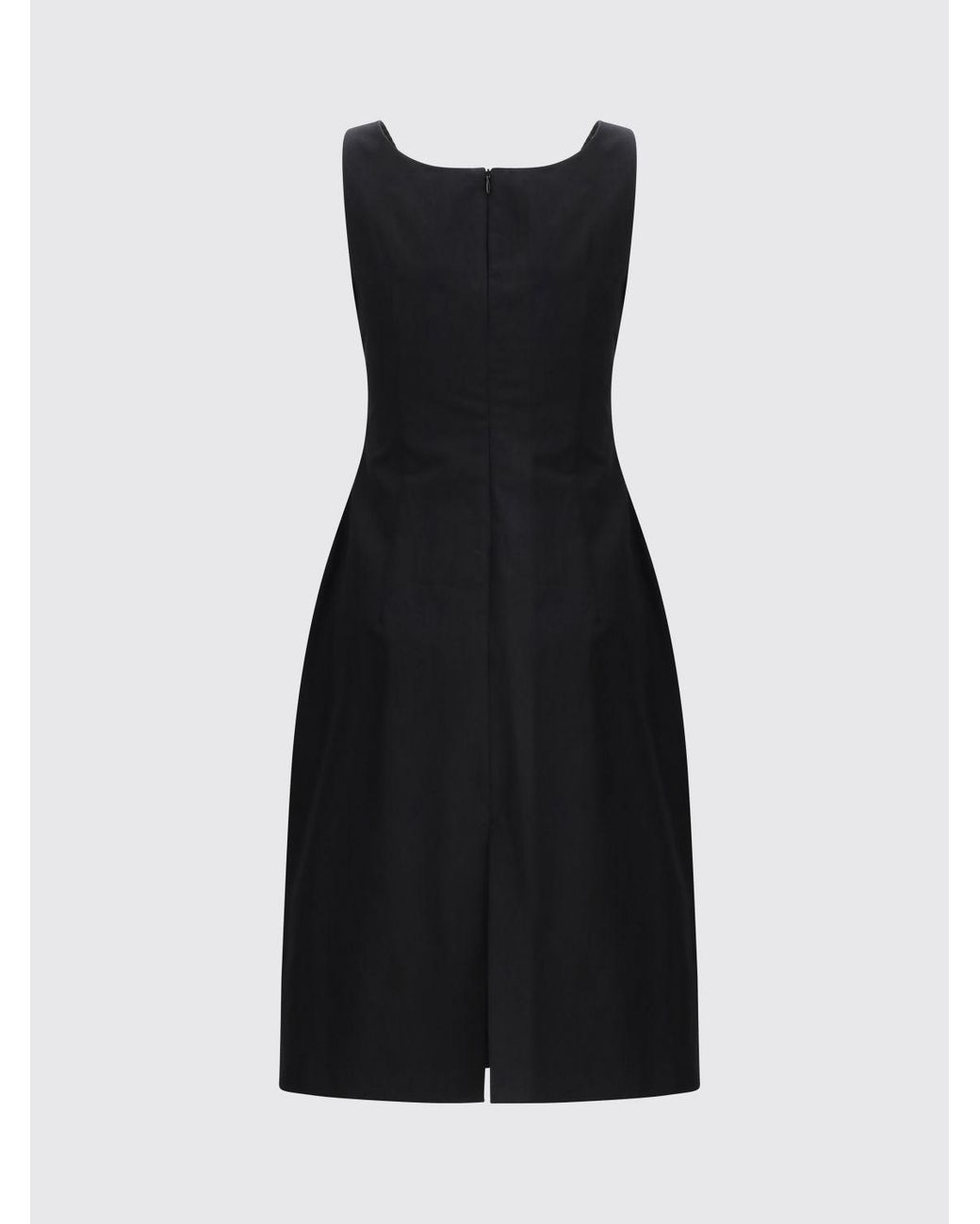 Magda Butrym Black Cotton Blend Mini Dress