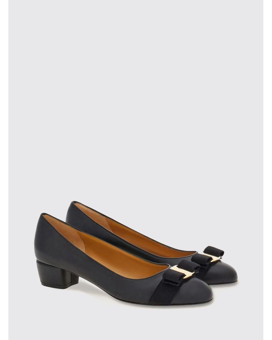 Ferragamo Black Penny Loafers