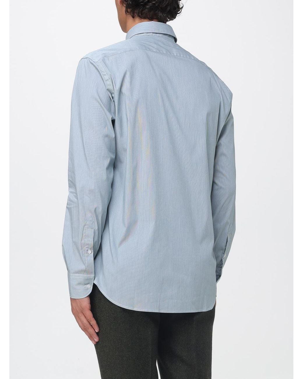 Camicia A Righe di Brooksfield in Blue da Uomo