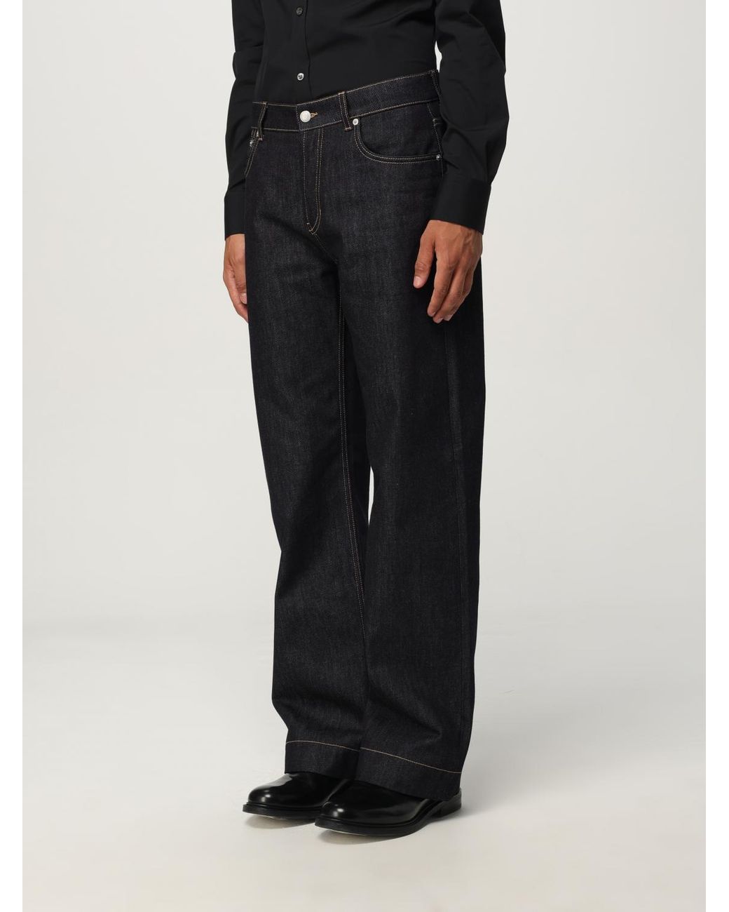 McQueen Black Jeans for men