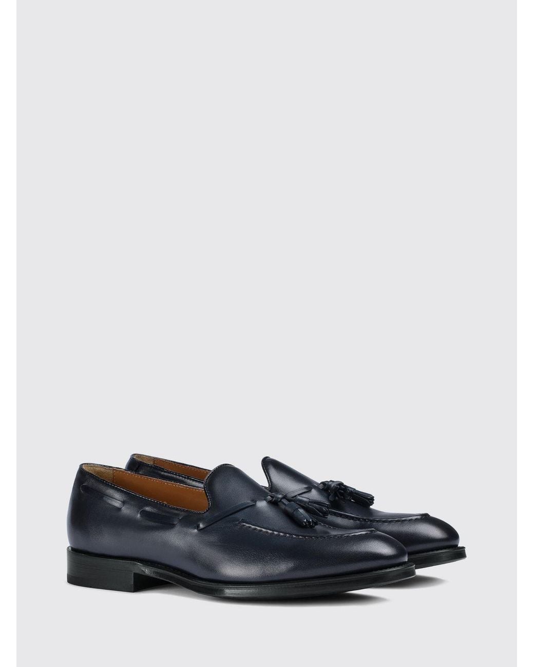 Doucal's White Tassel Loafers for men