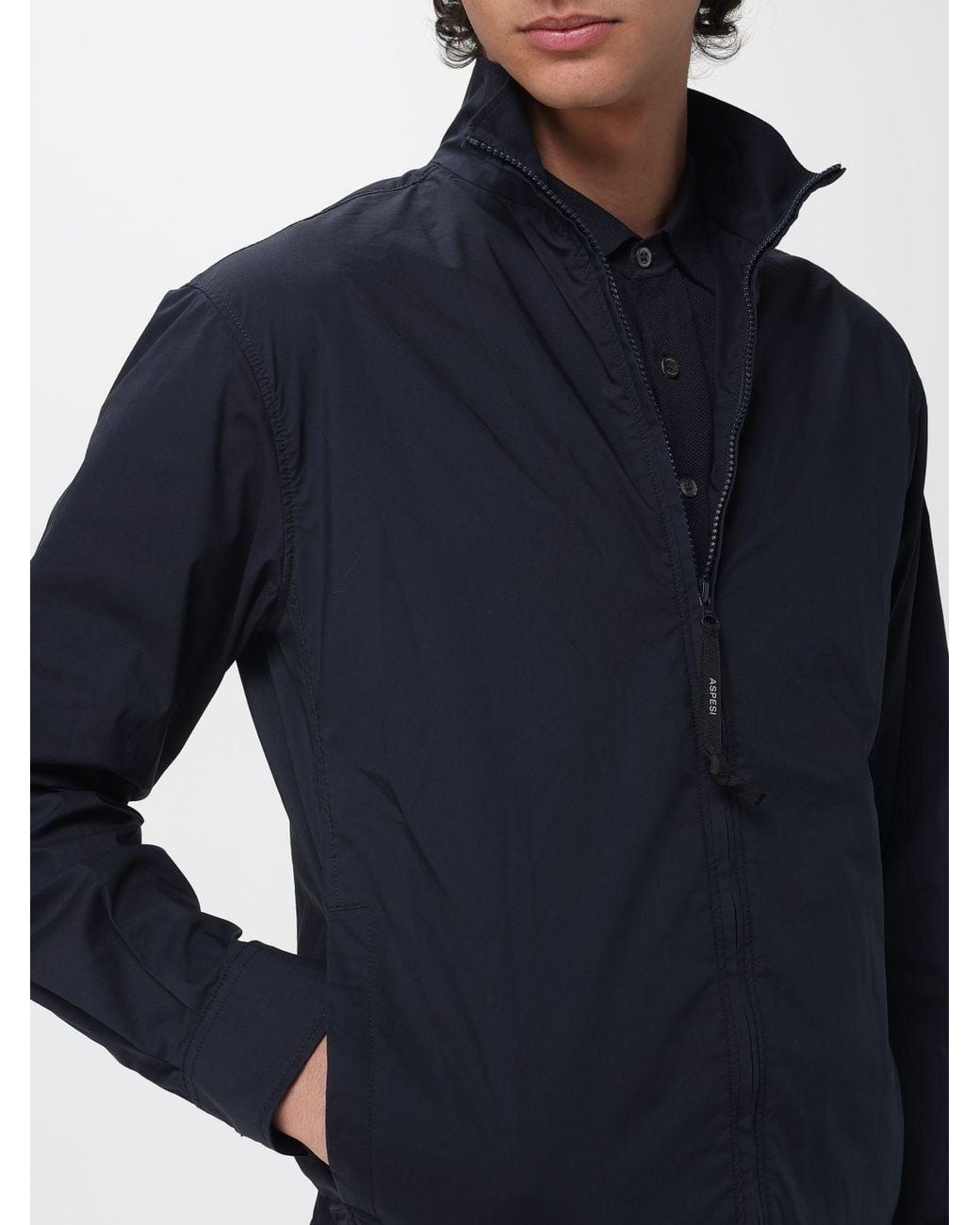 Aspesi Blue Jacket for men