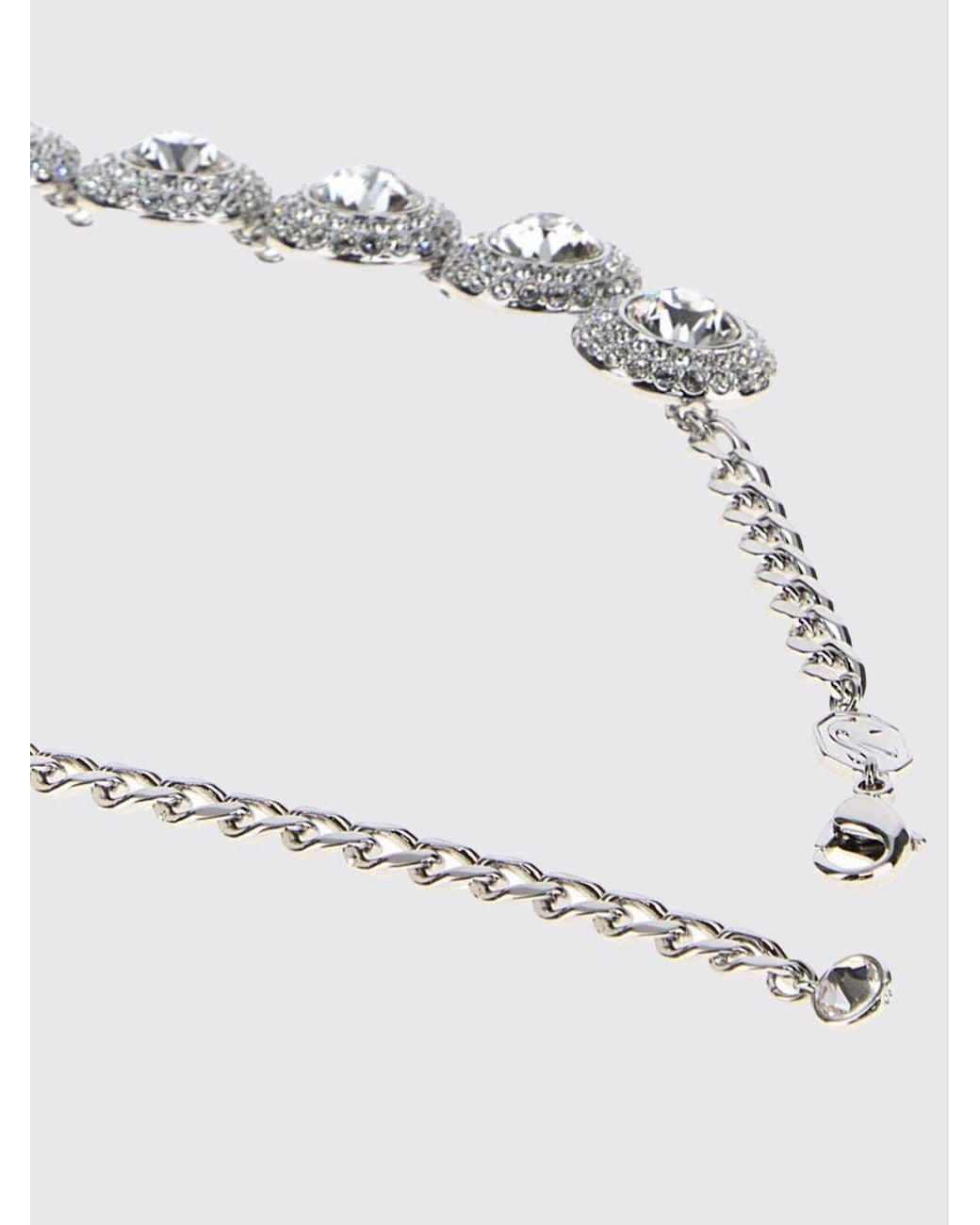 Swarovski Metallic Una Angelic Halskette Mit Gefassten Kristallen