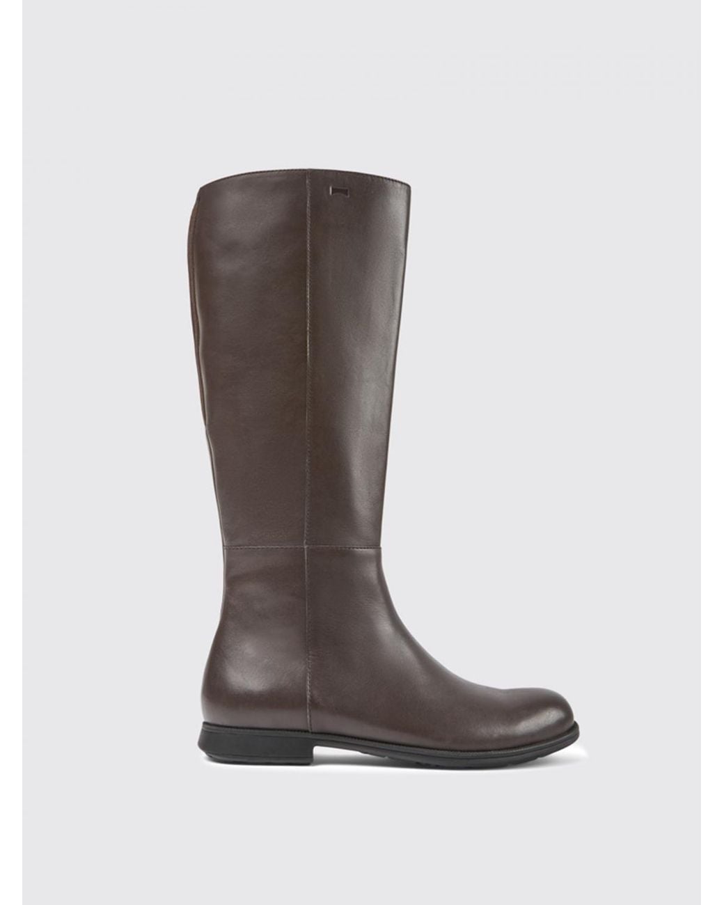 Camper Brown Flat Ankle Boots