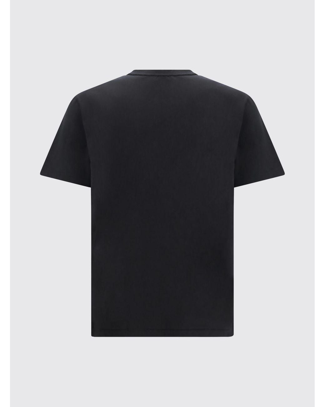 Off-White c/o Virgil Abloh Black Cotton T-Shirt With Contrasting Arrow Logo Print for men
