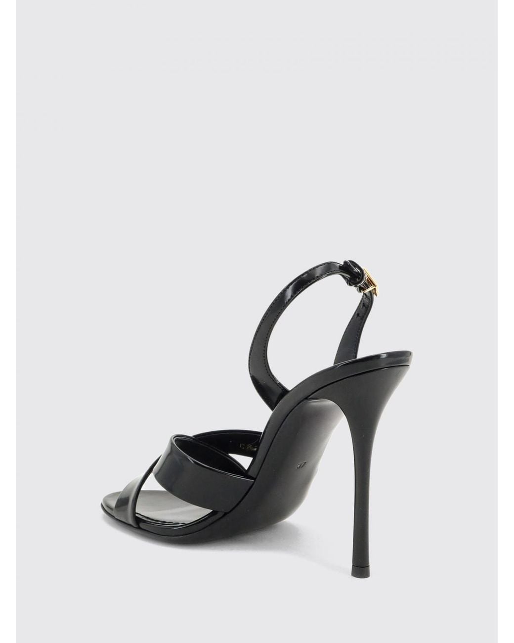 Dolce & Gabbana Black Dolce &Amp Gabbana Heeled Sandal